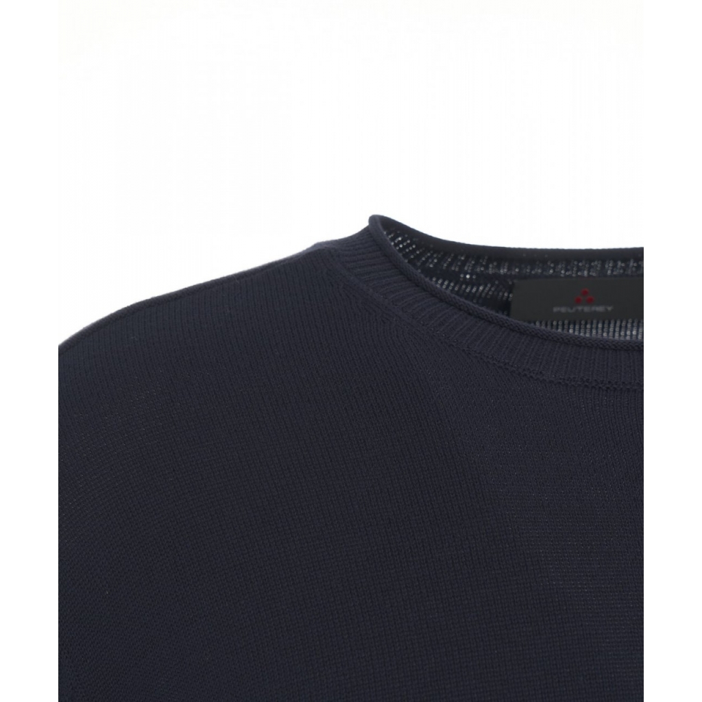 Maglione in cotone blu scuro