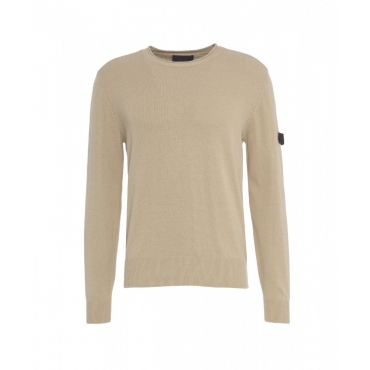 Maglione in cotone beige