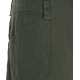 Pantaloni wide leg in lino verde