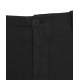 Pantaloncini cargo in lino nero