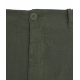 Pantaloncini cargo in lino verde