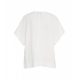 T-shirt in misto lino Majestic-A bianco