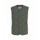 Gilet eco trapuntato verde