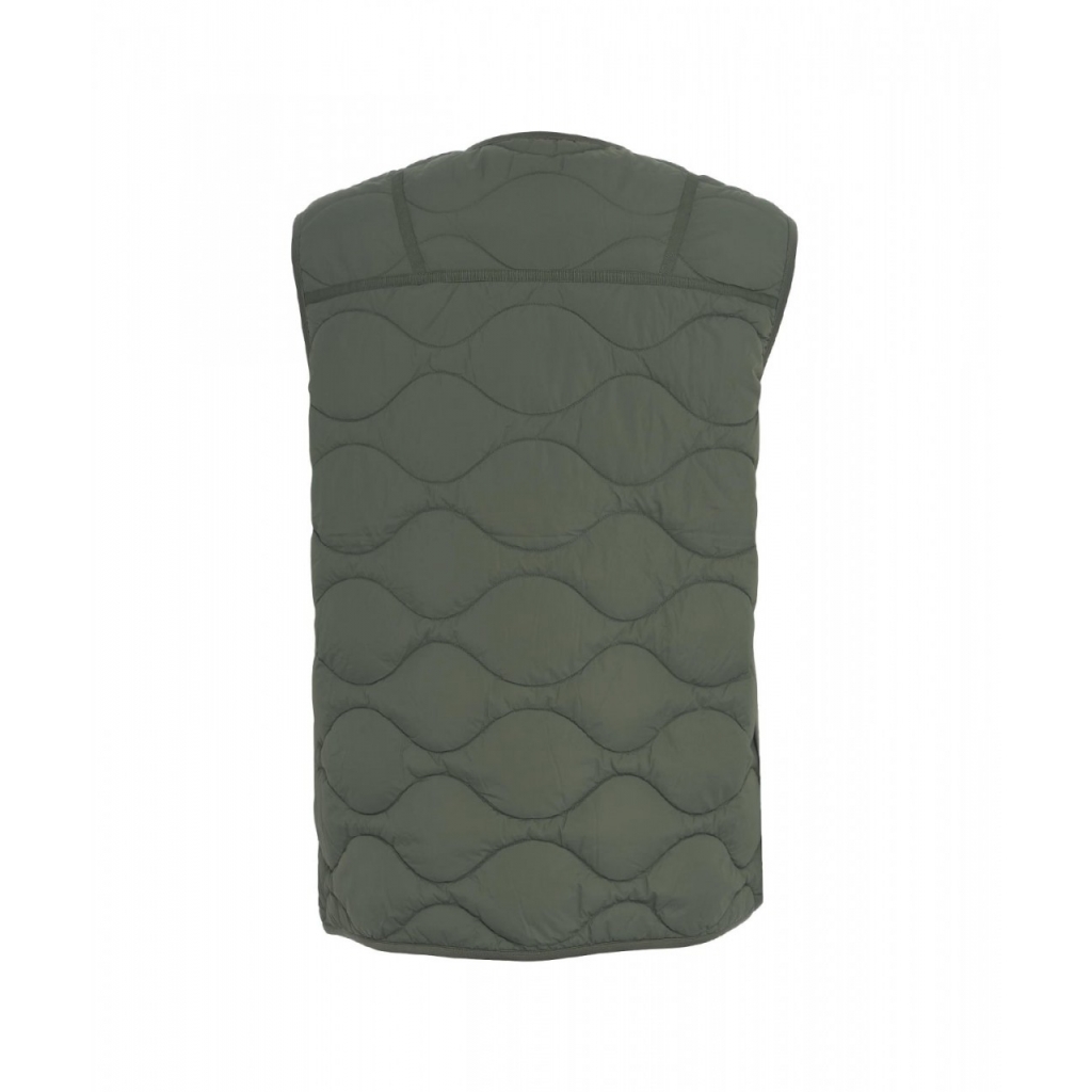 Gilet eco trapuntato verde