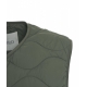 Gilet eco trapuntato verde