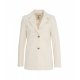 Blazer in gabardine Calixte crema