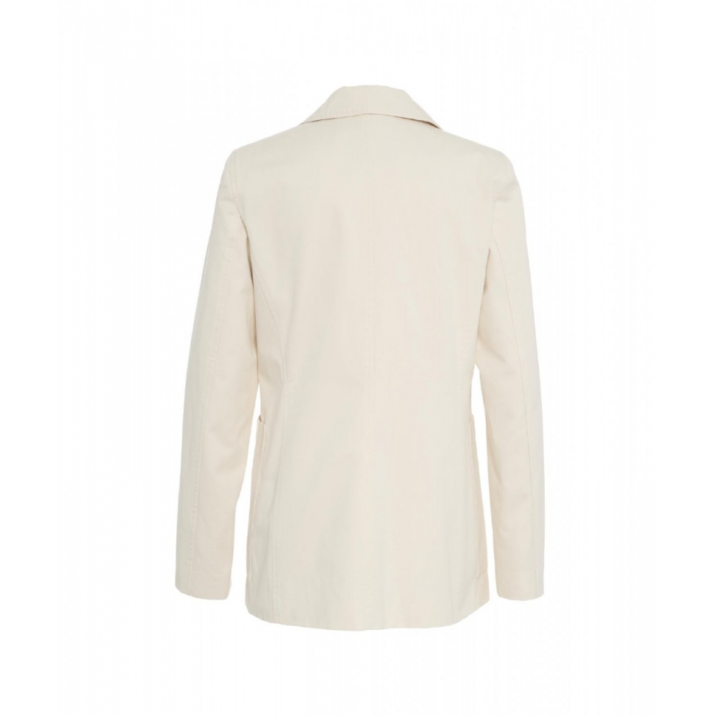 Blazer in gabardine Calixte crema