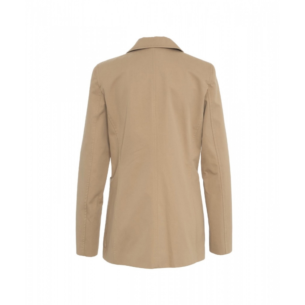 Blazer in gabardine Calixte marrone