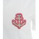 T-shirt con applicazione rosso