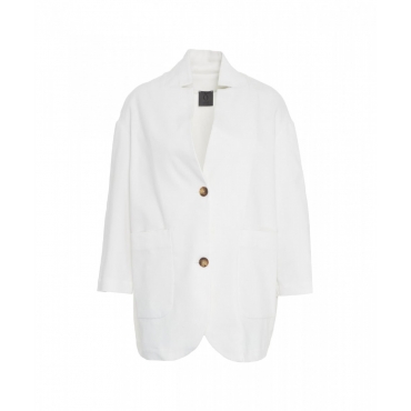 Blazer monopetto bianco