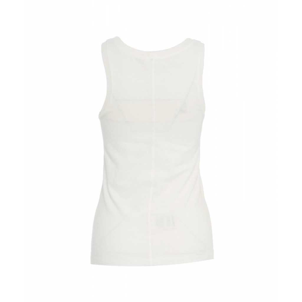 Top in cotone bianco