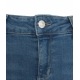 Straight cropped jeans blu