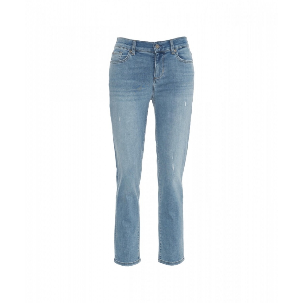 Jeans slim stretch azzurro