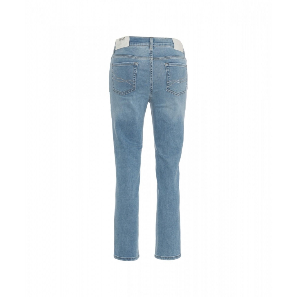 Jeans slim stretch azzurro