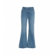 Jeans svasati bottom-up blu