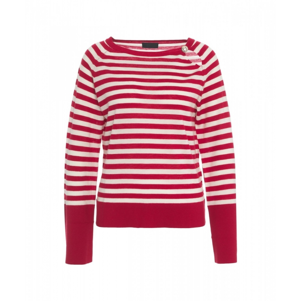 Maglia in lana e cashmere rosso