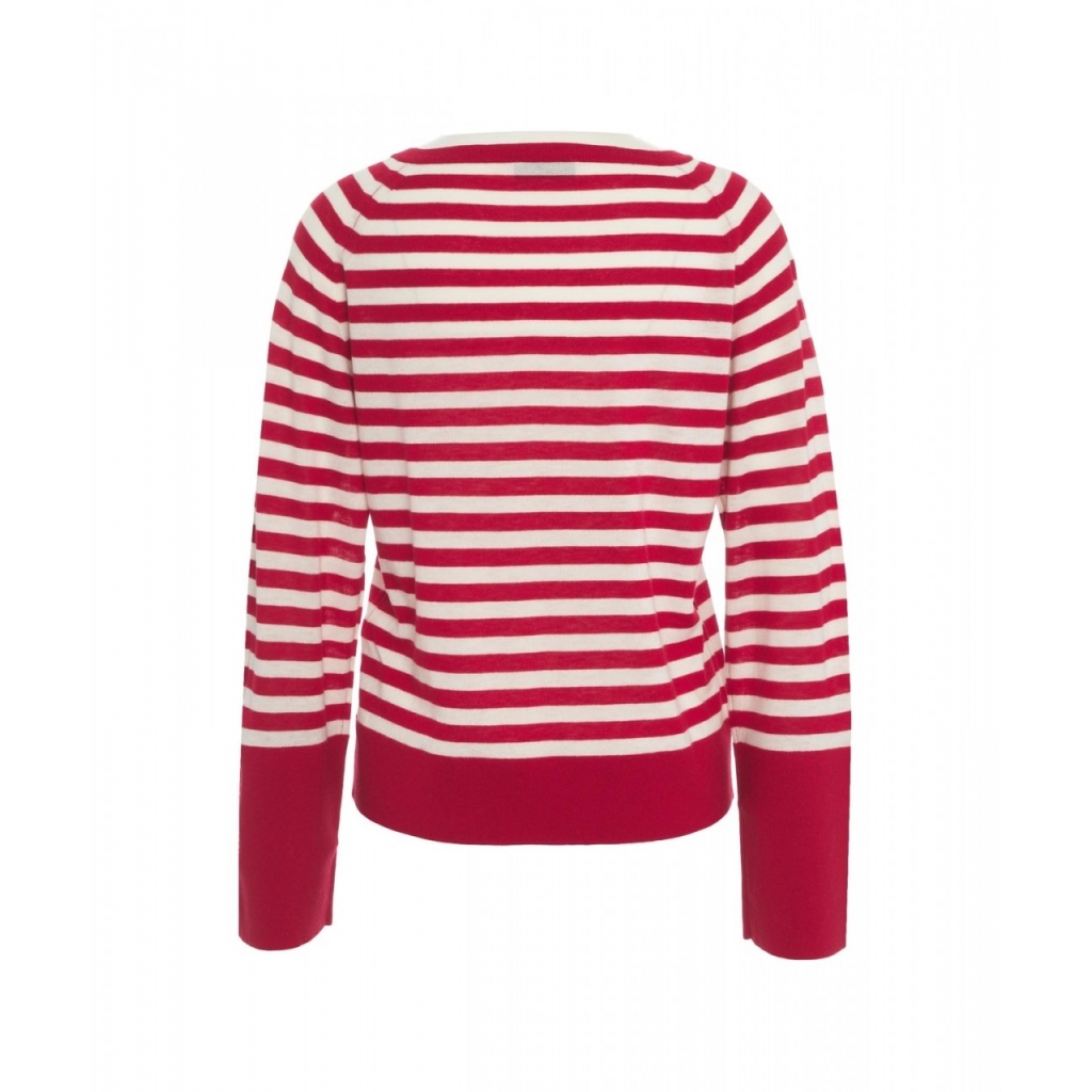 Maglia in lana e cashmere rosso