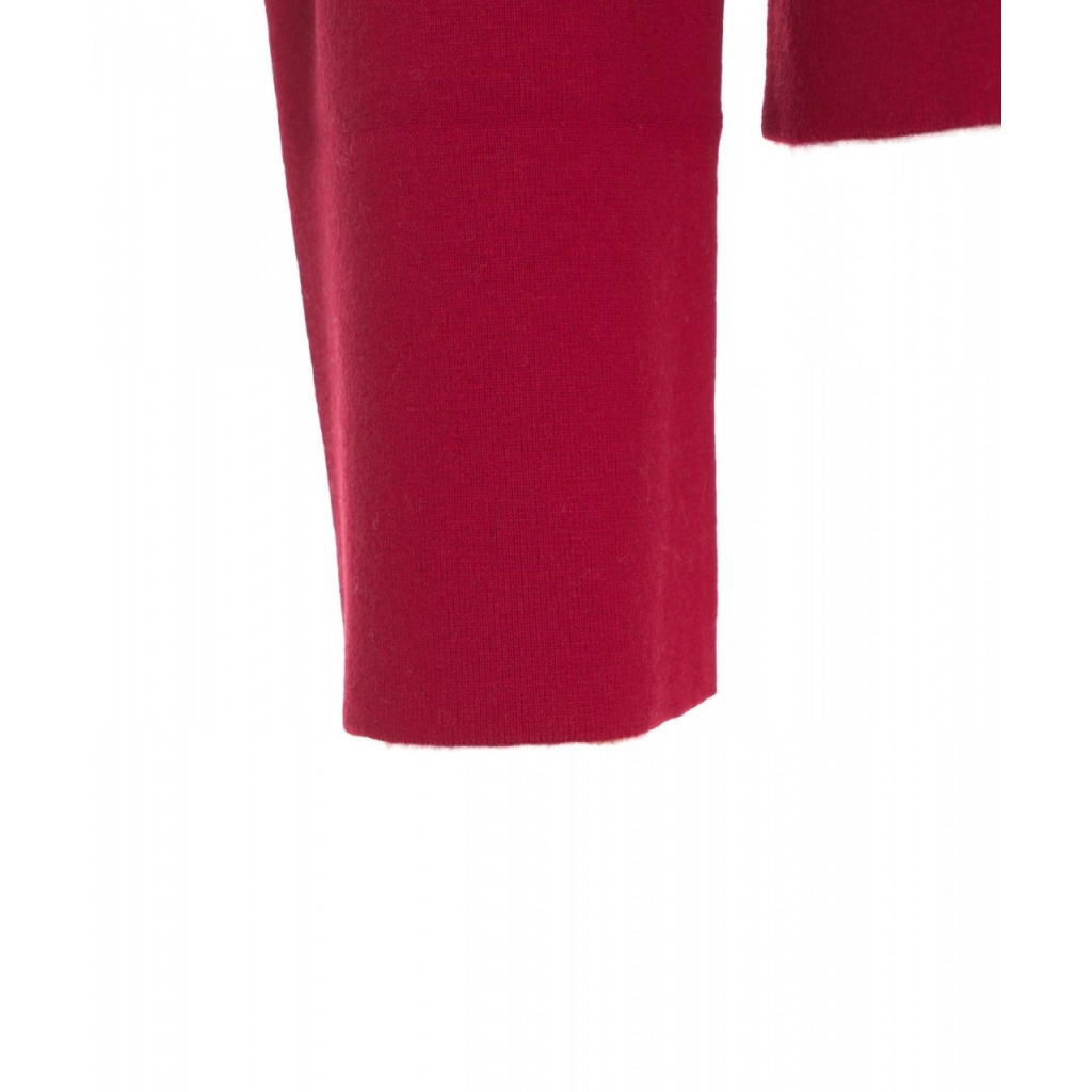 Maglia in lana e cashmere rosso