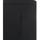 Pantaloni wide leg in lino nero