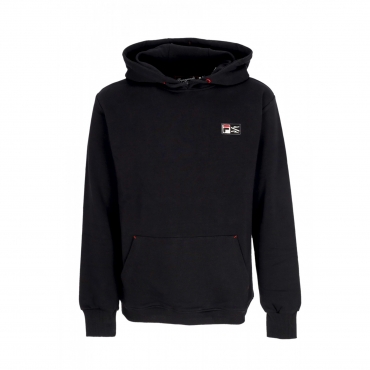 felpa leggera cappuccio uomo pes phuket hoodie x fila BLACK