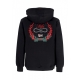 felpa leggera cappuccio uomo pes phuket hoodie x fila BLACK