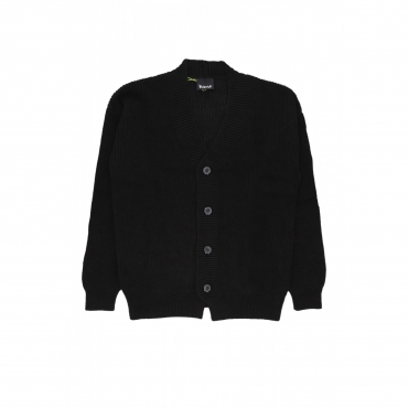 cardigan uomo logo cardigan BLACK