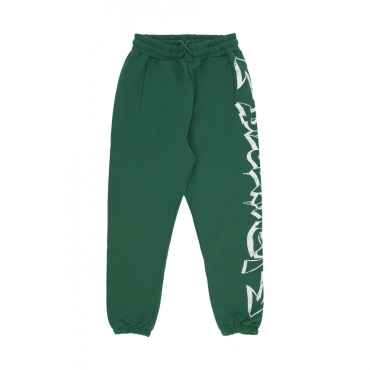 pantalone tuta leggero uomo logo pant GREEN/ST WHITE