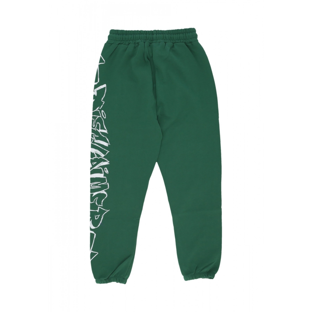 pantalone tuta leggero uomo logo pant GREEN/ST WHITE