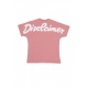 maglietta donna w logo tee PINK/ST WHITE