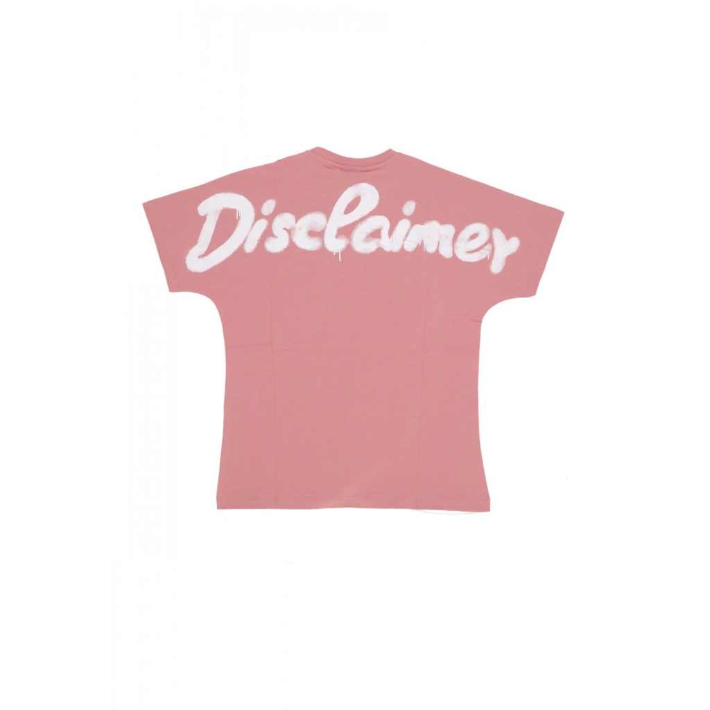 maglietta donna w logo tee PINK/ST WHITE