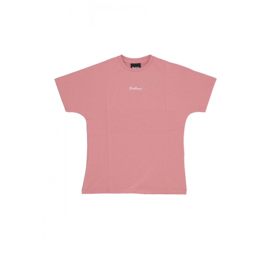 maglietta donna w logo tee PINK/ST WHITE