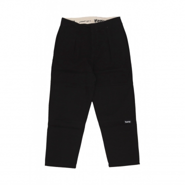 pantalone lungo uomo gabardine pant BLACK