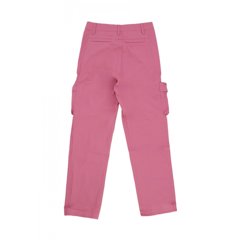 pantalone lungo uomo 3d pocket nylon pants PINK