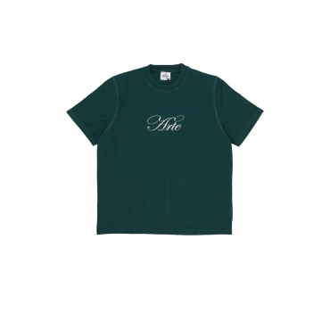 maglietta uomo script logo tee GREEN