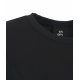 T-shirt con spalline nero