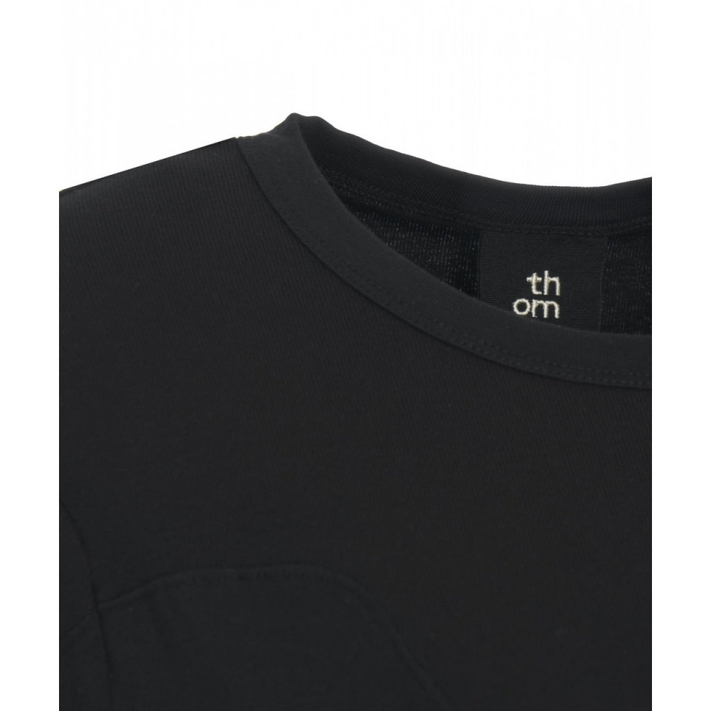 T-shirt con spalline nero