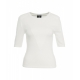 T-shirt con spalline bianco