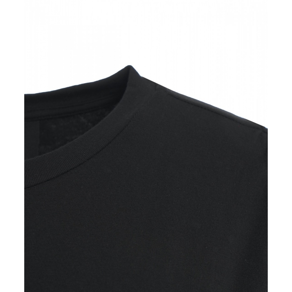 T-shirt con elastico in vita nero