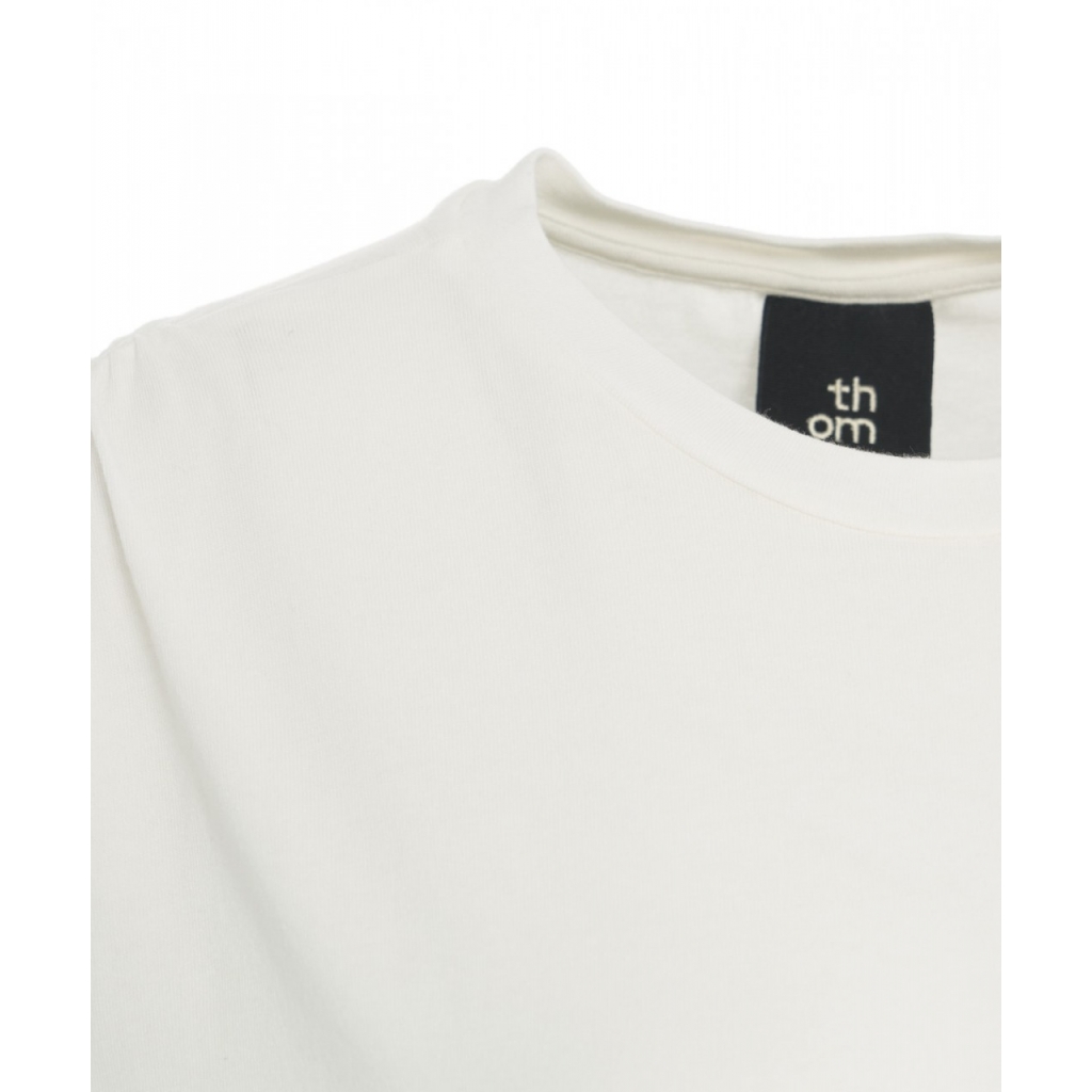 T-shirt con elastico in vita bianco