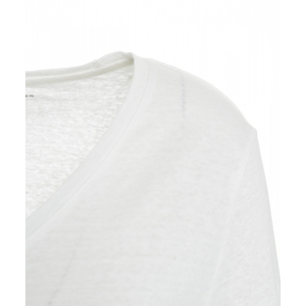 T-shirt semitrasparente bianco