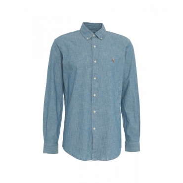 Camicia in denim azzurro