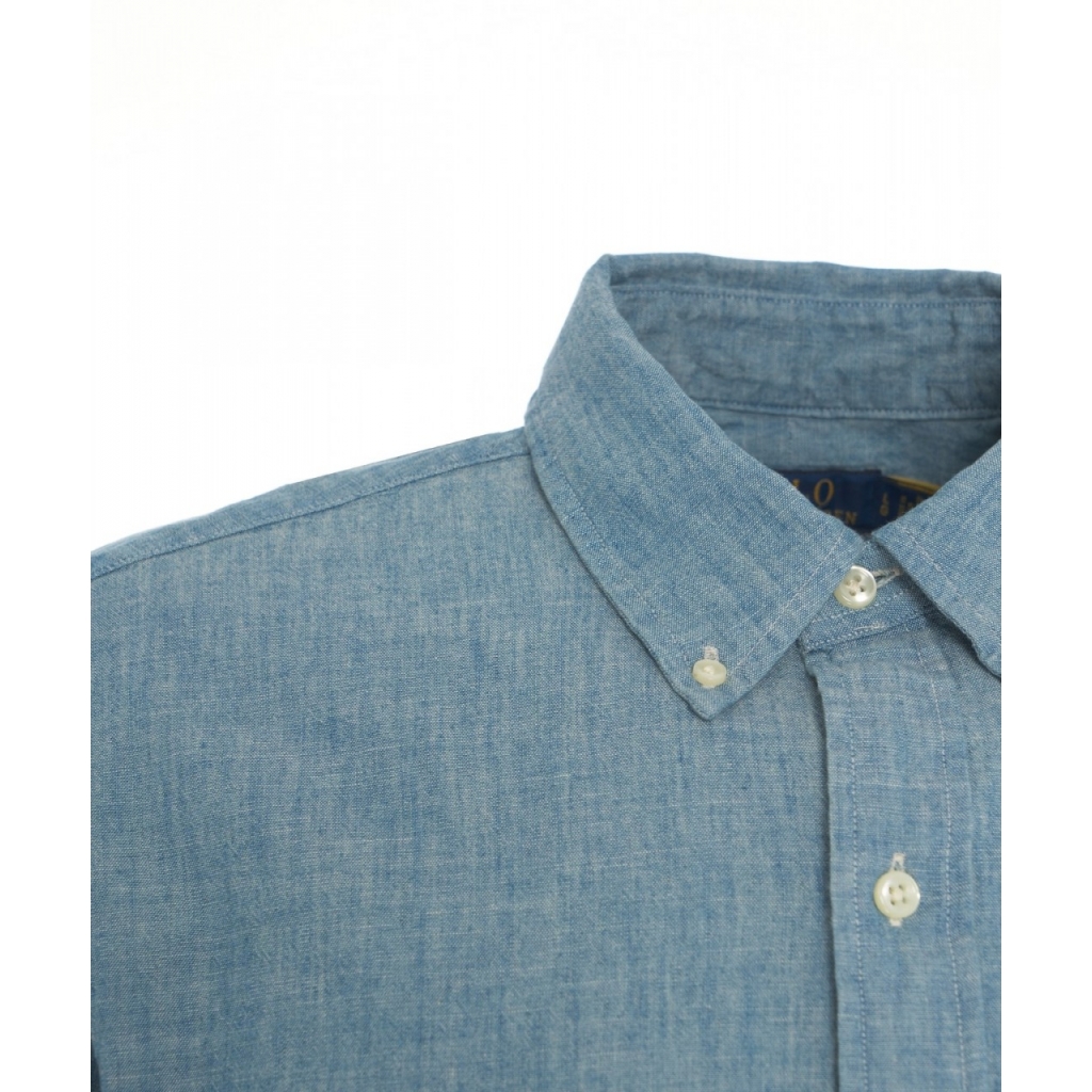 Camicia in denim azzurro