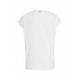 T-shirt con strass bianco