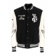 giubbotto college uomo bomber jacket BLACK