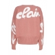 maglione donna w logo crewneck PINK/ST WHITE