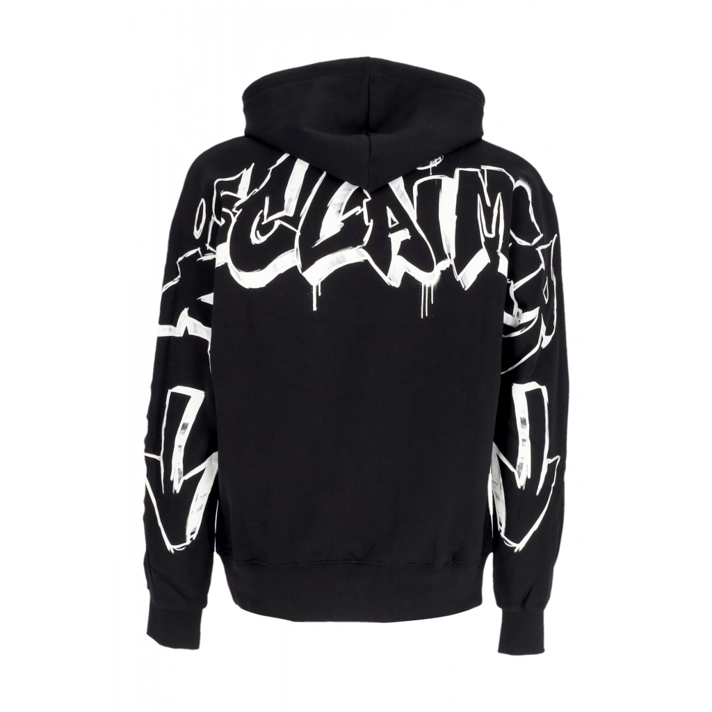 felpa leggera cappuccio uomo logo hoodie BLACK/ST WHITE