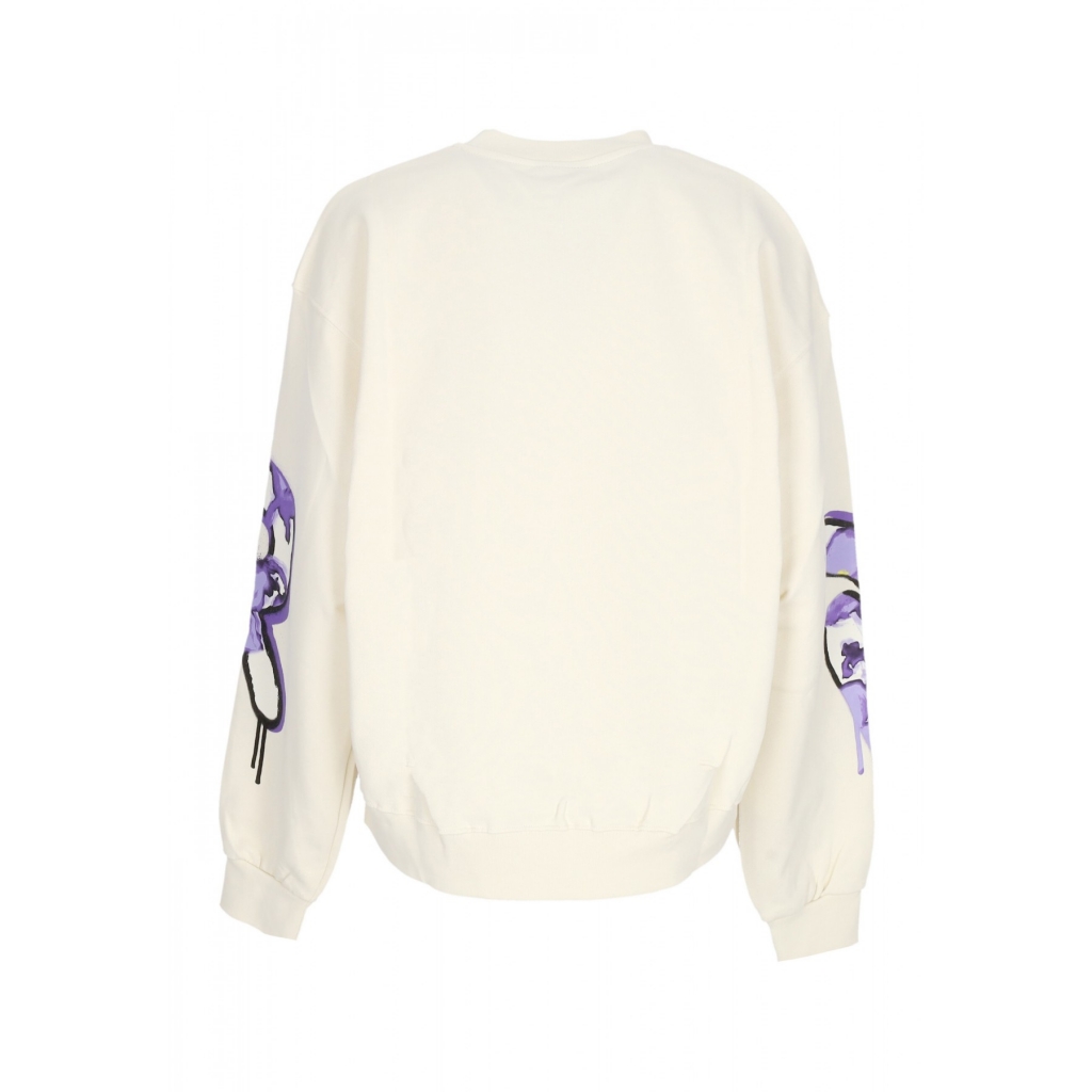 felpa leggera girocollo donna w logo crewneck MILK