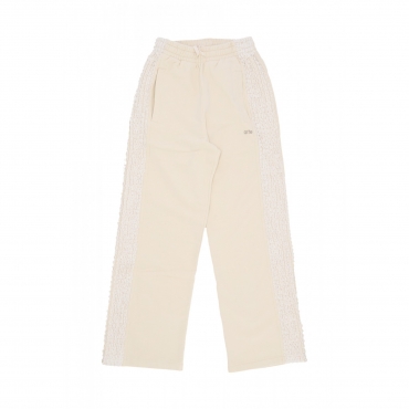 pantalone tuta leggero uomo flower tape pants CREAM