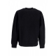 felpa leggera girocollo uomo logo crewneck BLACK