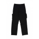 pantalone lungo uomo 3d pocket nylon pants BLACK